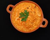 A picture of step 4 of Dahi tikhari.
