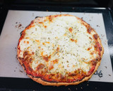 Foto del paso 4 de la receta: Pizza con harina de garbanzos 🍃🍕 🍕🍃