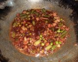 A picture of step 1 of Soyabean biryani.