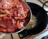 A picture of step 3 of Beef Karahi Kaleji.