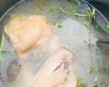 Hình bước làm 3 của món Canh gà nấu lá Giang 🍃🍃