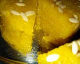 A picture of step 7 of Rava Kesari.