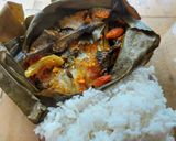 Foto langkah ke 10 dari resep Pepes Ikan Kembung Kemangi Pedas.