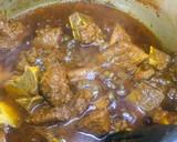 A picture of step 13 of Veal Biryani (Bachia ke gosht ki biryani).