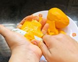 A picture of step 1 of All time favorite Mangoshake.
