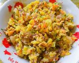 Hình bước làm 3 của món Bánh ít gói lá chuối nhân đậu xanh,thịt heo,nấm mèo