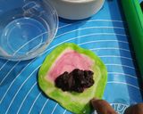 Foto langkah ke 10 dari resep Bakpao No Mixer Character Semangka.