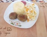 Pas rețetă Chiftele cu carne de vițel și multă verdeață 4 fotografie