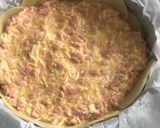 Foto del paso 5 de la receta: 🥧 Tarta de jamón y queso con masa de papa 🥔