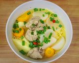 Hình bước làm 6 của món Mì soup sườn rau củ