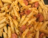 Foto del paso 5 de la receta: Macarrones con tomate natural y salchichas
