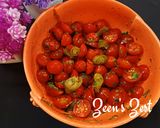 A picture of step 3 of Cherry Tomato and Jalapeno Salad.