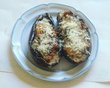 A picture of step 10 of Stuffed Eggplant-Mediterranean Style.