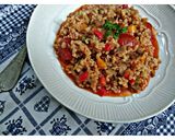 A picture of step 2 of Bulgur pilaf.