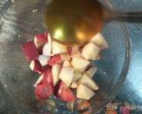 A picture of step 3 of Apple chaat.