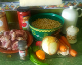 Foto del paso 1 de la receta: Garbanzos con costillas en olla rápida