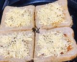 A picture of step 4 of Air fryer baked Szechwan brown bread pizzas.
