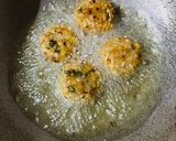 A picture of step 3 of Sabudana Vada (Party Time)🧡🧡.