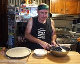 A picture of step 5 of Blueberry Pie.