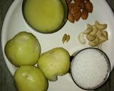 A picture of step 2 of Potato halwa.