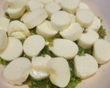 Foto langkah ke 4 dari resep Tumis Putih Telur Kukus Teri Cabe Ijo.