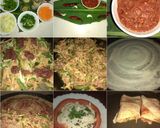 A picture of step 14 of Schezwan Spring Dosa.