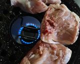 Foto del paso 2 de la receta: Pata y muslo en parrigras (finde XL con lluvia)
