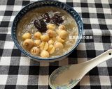 A picture of step 8 of Black Date, Snow Fungus, and Lotus Seed Sweet Soup.