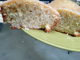 Budín de naranja con glasé de naranja