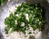 A picture of step 3 of Green garlic thepla.