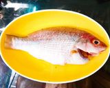 Hình bước làm 2 của món CÁ BÍ & TƯƠNG HỘT CHƯNG