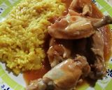 Foto del paso 7 de la receta: Alitas en barbacoa rápida con arroz curcumado