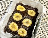 Hình bước làm 4 của món Làm brownie đơn giản chỉ 3 nguyên liệu 🥚🍌🍫 (gluten free)