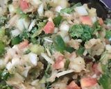 A picture of step 4 of Veg bread cutlets in heart shape.
