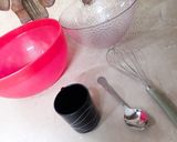 A picture of step 1 of Chocolate Cake.