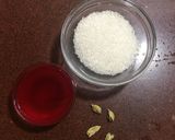 A picture of step 2 of Rose Phirni.