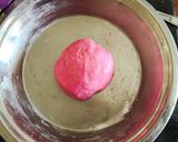 A picture of step 2 of Valentine,s worthy delicious heart cookies.