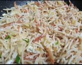 A picture of step 5 of Fried rice with Pasta.