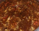 A picture of step 7 of Hot 'n' Sour Chicken soup.
