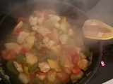 Pollo o cerdo agridulce