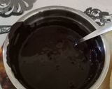 A picture of step 2 of Marswell dark compound chocolate made by me.