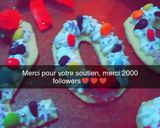صورة لخطوة 3 من وصفة كيكة الارقام احتفالية ب 2000 متابع 🎉