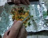 Hình bước làm 1 của món Bánh tráng nướng