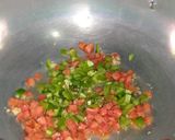 A picture of step 8 of Fried rice with shashlik masala.