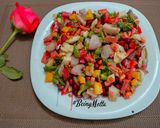 A picture of step 3 of Waterchestnuts Veggies Salad.