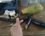 Foto langkah ke 1 dari resep Terong Balado bumbu Ebi #MurahMeriah.