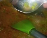 A picture of step 6 of Matar Pulao.