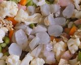 Hình bước làm 3 của món Cơm Chiên Thập Cẩm Masala