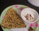 A picture of step 4 of Methi Paratha Fenugreek Pata tha.