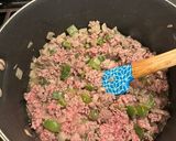 A picture of step 2 of Spicy Goulash.